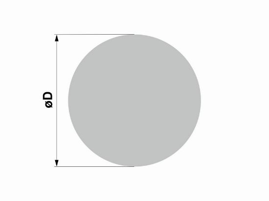 Obrázek Hliníková tyč kruhová pr. 55 6082