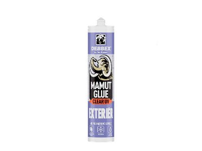 Obrázek DEBBEX MAMUT GLUE Clear UV Exteriér 290ml transparentní