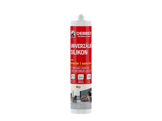 Obrázek DEBBEX Univerzální silikon 280ml bílý