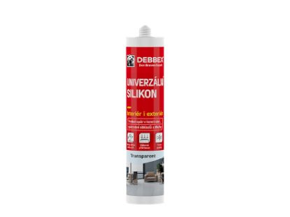 Obrázek DEBBEX Univerzální silikon 280ml transparentní