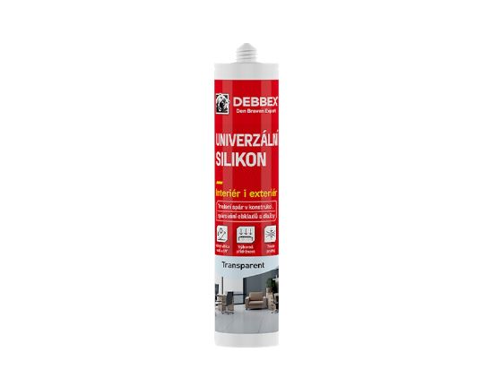 Obrázek DEBBEX Univerzální silikon 280ml transparentní
