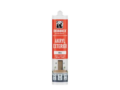 Obrázek DEBBEX Akryl tmel EXTERIÉR 280ml bílý