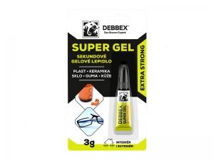DEBBEX SUPER GEL Sekundové gelové lepidlo 3g