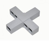 Plast. spojka pro J15x15x1  KŘÍŽ