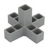 Plast. spojka pro J15x15x1  5D