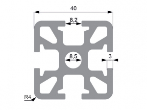 KOMBI 40x40mm - PROFIL