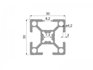 Hliníkový profil K3030
