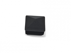 Plast. koncovka špičatá pro J50x50x2 černá