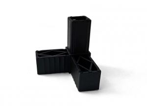 Plast. spojka pro J30x30x2  3D černá
