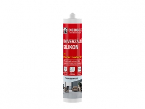 DEBBEX Univerzální silikon 280ml transparentní