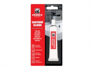 DEBBEX Sanitární silikon 23ml bílý