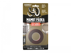 DEBBEX MAMUT PÁSKA High Tack Oboustranná a extrémně silná 2,5m